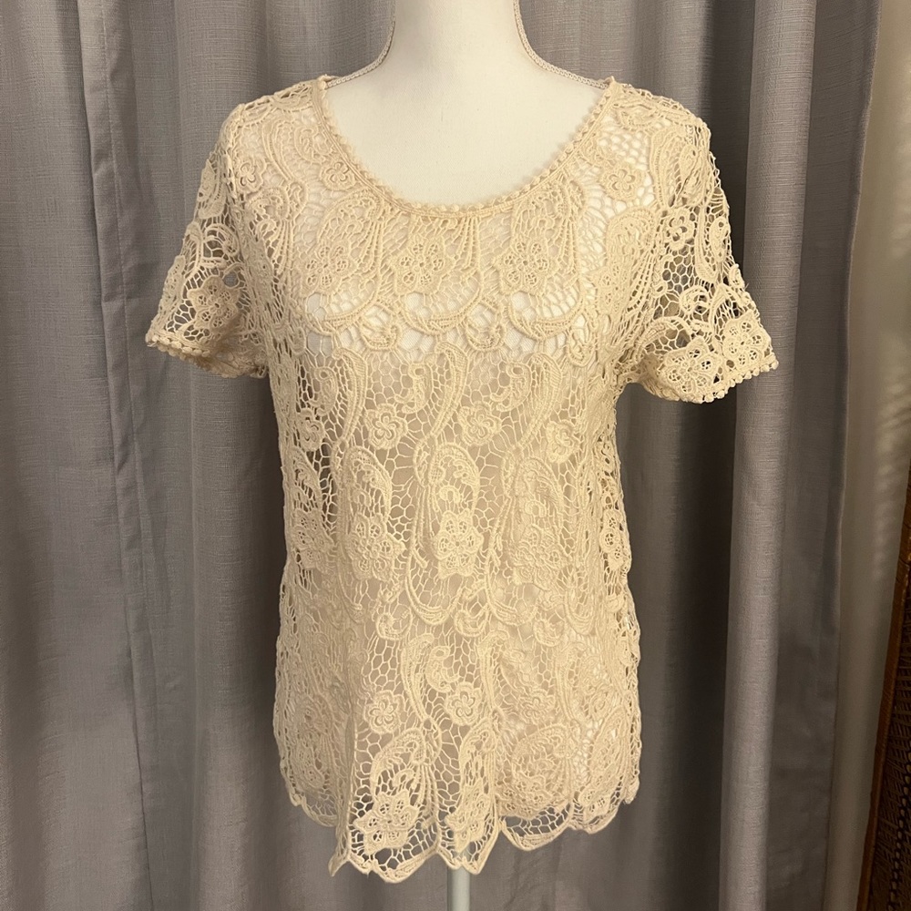 Joie lace blouse